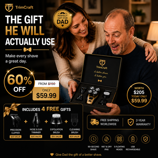 TrimCraft™ Signature 5D Rotary Shaver Gift Set