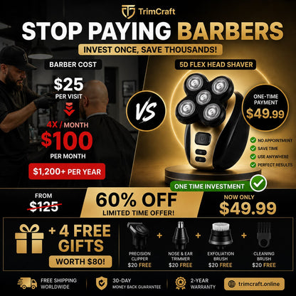 TrimCraft™ Apex 5D Rotary Shaver